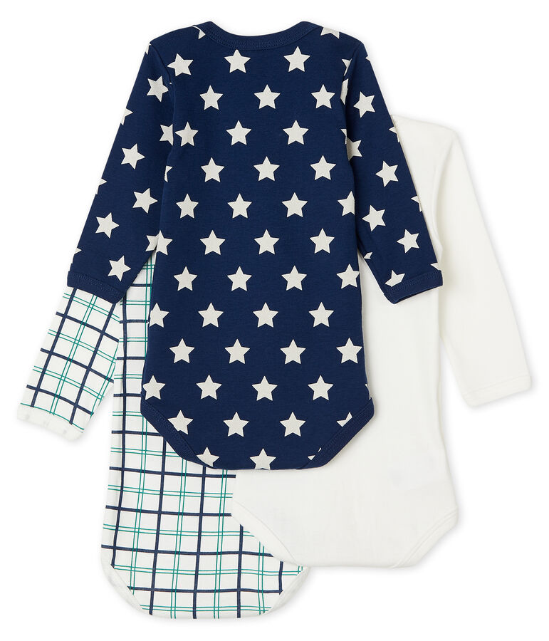 Trio body manica lunga beb&egrave; maschietto variante 1