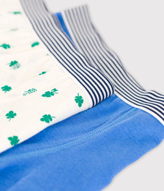 Confezione da 2 boxer bambino con palme in cotone e lino variante 1
