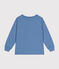 T-shirt a maniche lunghe in jersey sottile bambino blu BEACH