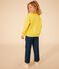 Felpa in molleton leggero bambina giallo NECTAR