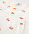 Pigiama corto granchi bambina in cotone bianco MARSHMALLOW/bianco MULTICO