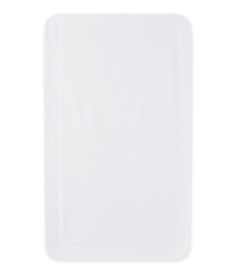 Copertina per beb&eacute; unisex bi-mati&egrave;re bianco