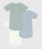 Set di body a maniche corte in cotone con stampa neonato multicolore