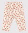 Pantaloni in tubique trapuntato con stampa per bebè bianco AVALANCHE/ MULTICO
