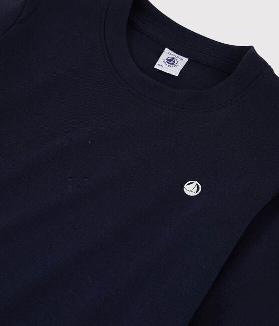 T-shirt in cotone bambina - bambino blu SMOKING