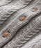 Cardigan in tricot lana e cotone per bebé unisex grigio SUBWAY CHINE