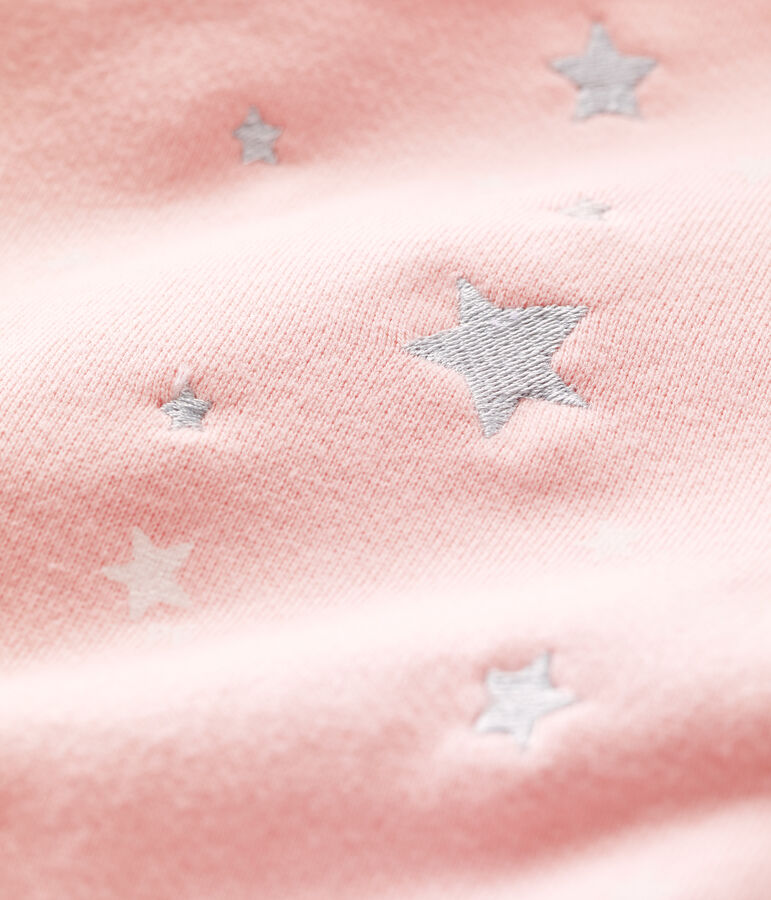 Felpa in molleton beb&egrave;. rosa MINOIS