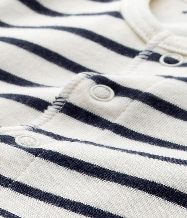 Ensemble b&eacute;b&eacute; 3 pi&egrave;ces r&eacute;versible bianco/blu