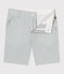Bermuda in cotone a righe bambino bianco MARSHMALLOW/blu BRUT