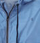 Impermeabile anti-vento unisex millerighe blu PERSE/bianco MARSHMALLOW