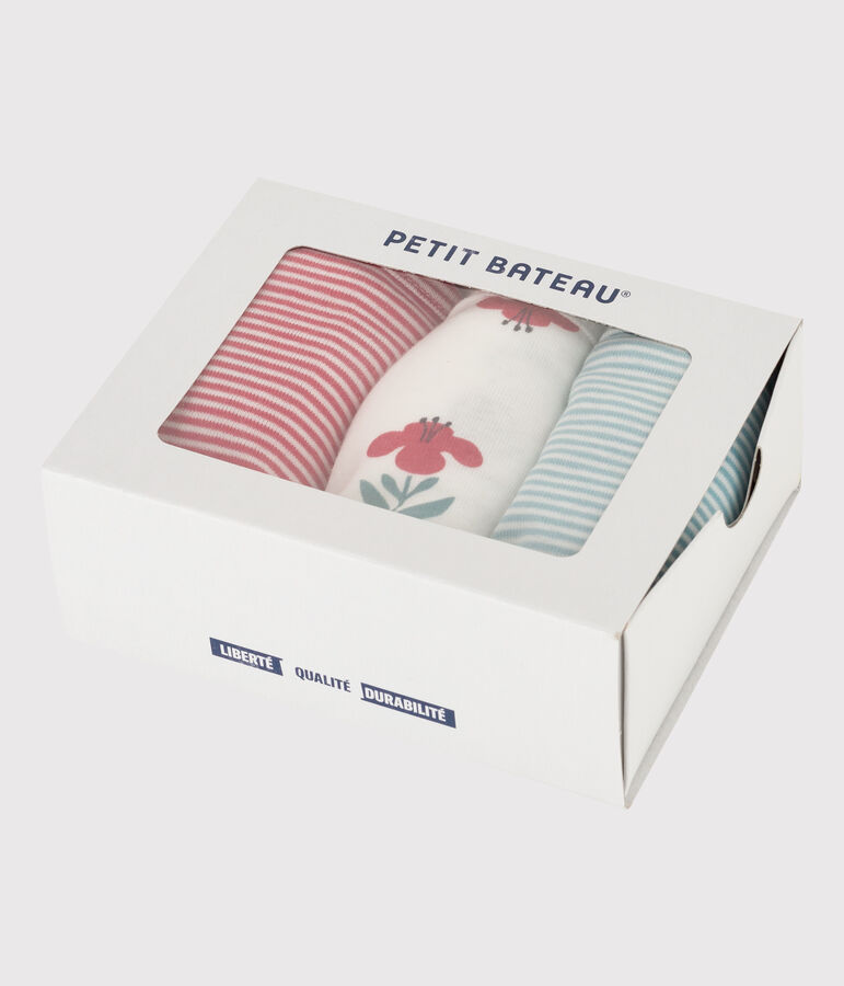 Confezione da 3 slip in cotone donna multicolore