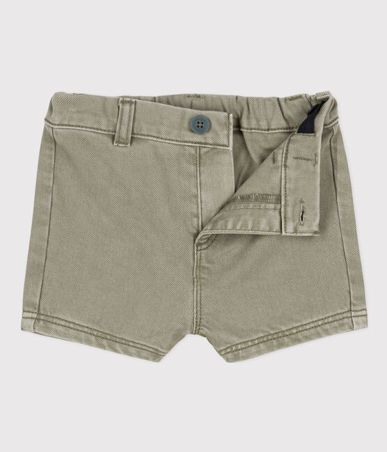 Shorts bebè in denim verde MARECAGE