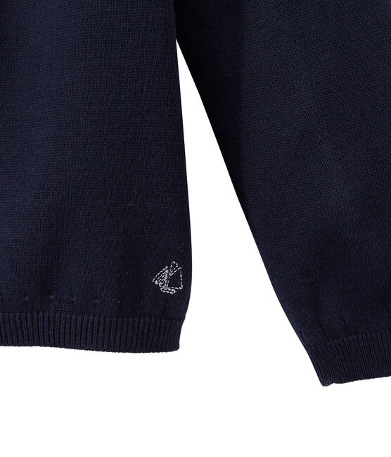 Cardigan bambina blu SMOKING