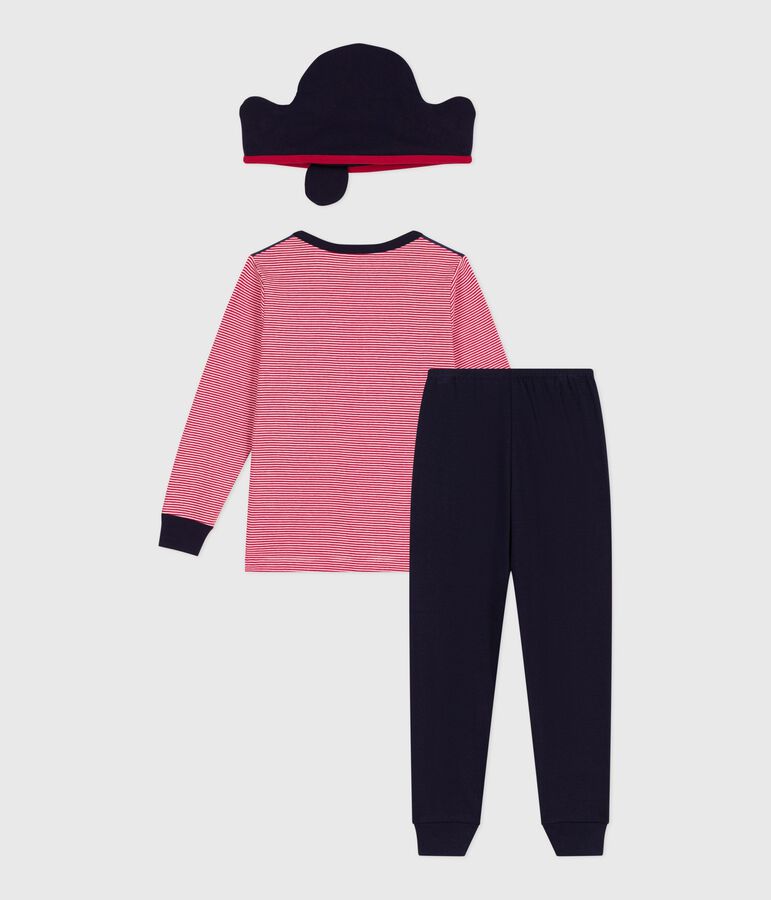 Pigiama travestimento da pirata in cotone bambino blu/multicolore