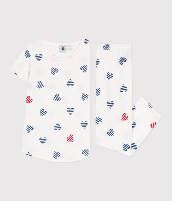Pigiama in cotone a fiori bambino MARSHMALLOW/ SPI/ MULTICO