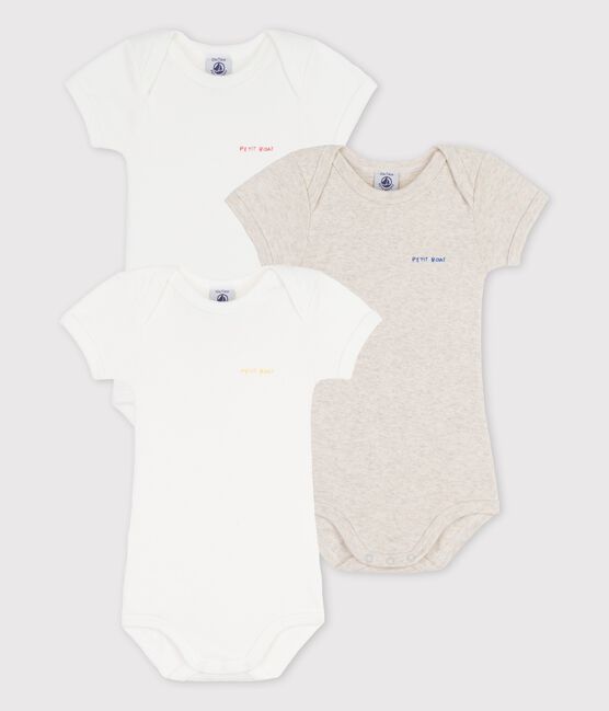 Confezione da 3 body manica corta in cotone variante 1