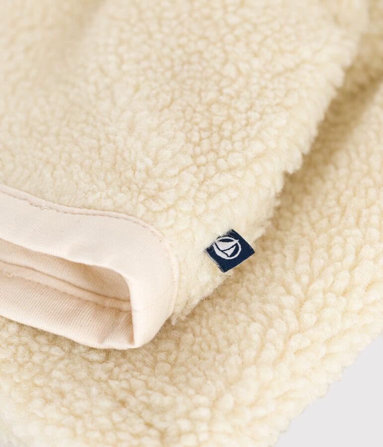 Giacca in sherpa neonato ecru