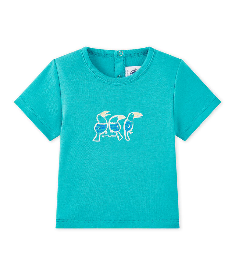T-shirt beb&eacute; bambino maniche corte verde Verger