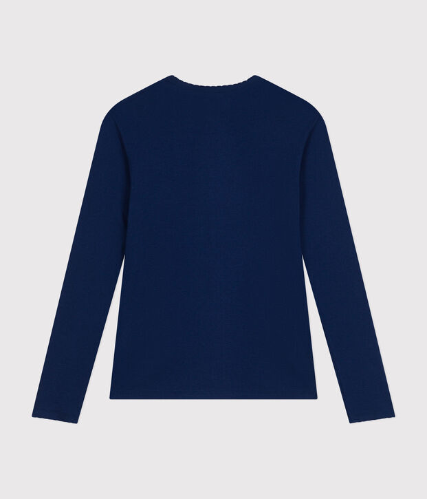 T-shirt L'ICONIQUE cocotte in cotone Donna blu