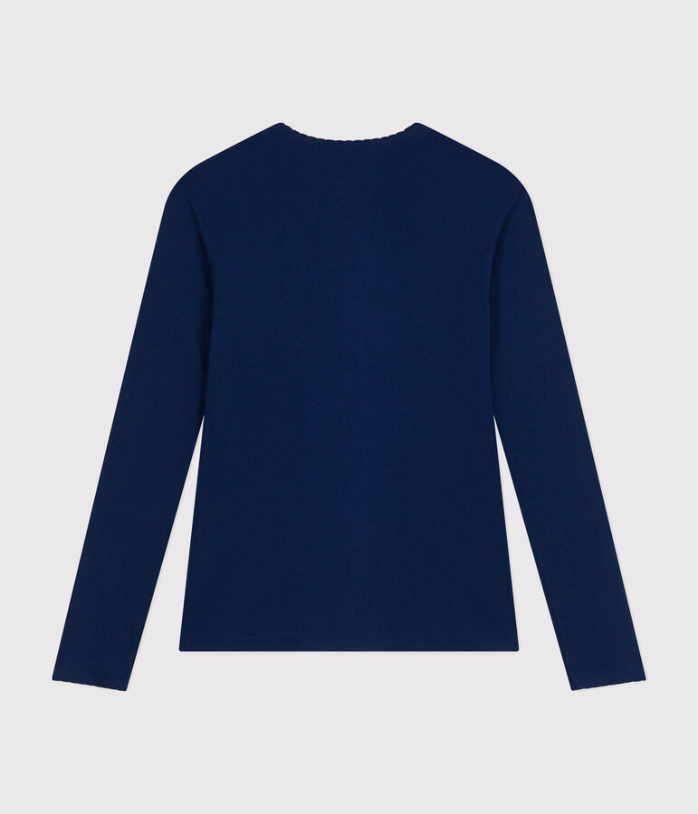 T-shirt L'ICONIQUE cocotte in cotone Donna blu