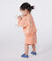 Felpa in spugna di cotone con soli stampati neonato arancione ABRICOT/ MARSHMALLOW
