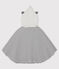 Mantella iconica bebè unisex a costina in ovatta bianco MARSHMALLOW/blu SMOKING