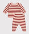 Completo 2 pezzi bebè in maglia di cotone SALINE/ FAMEUX
