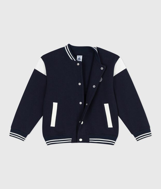 Giacca stile teddy bambino in cotone tinta unita SMOKING