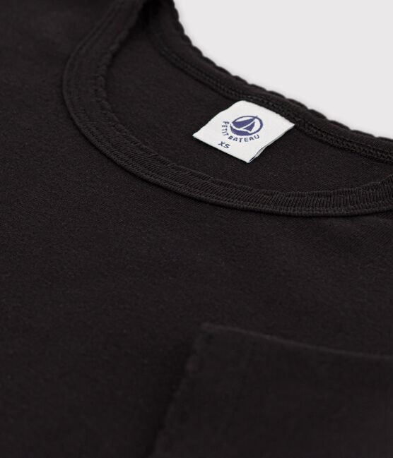 T-shirt coccotte "L'ICONIQUE" in cotone Donna nero NOIR