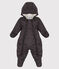 Tutina imbottita bebè unisex grigio CAPECOD