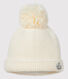 Cappello con pompon bebè femmina/maschio