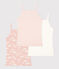 Confezione da 3 canottiere con spalline nuvole in cotone bambino variante 1
