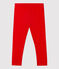 Leggins per bebè in cotone biologico rosso PEPS
