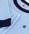 Pigiama in cotone a righe bambino blu EDNA/bianco MARSHMALLOW