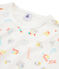 Pigiama bambina a costine bianco MARSHMALLOW/bianco MULTICO