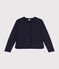 Cardigan donna in tubique blu SMOKING