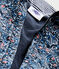 Giacchino con cappuccio bebè bambina stampato blu SMOKING/bianco MULTICO