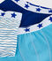 Confezione da 3 boxer blu oceano bambino variante 1