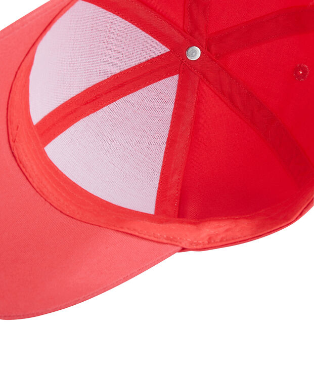 Cappellino in twill bambina rosa