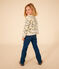 Cardigan in cotone bambina bianco AVALANCHE/ MULTICO