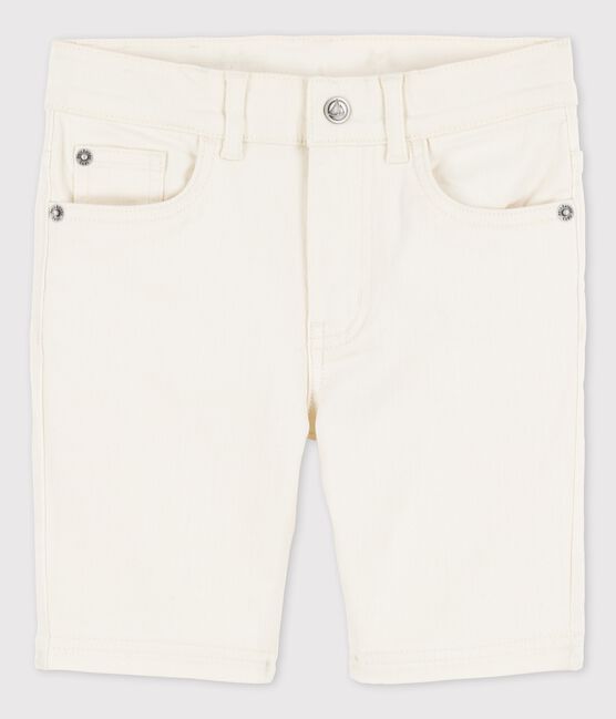 Bermuda in denim bambino ecru AVALANCHE