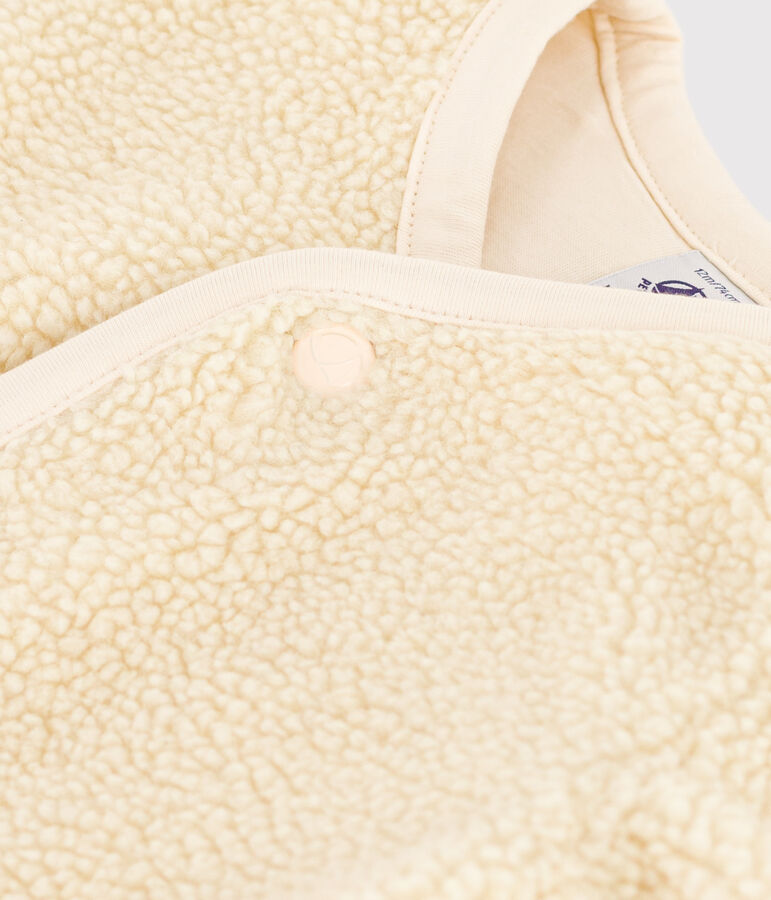 Giacca in sherpa per beb&egrave; ecru