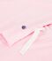 Pigiama in cotone a righe con gamba ampia donna rosa/bianco