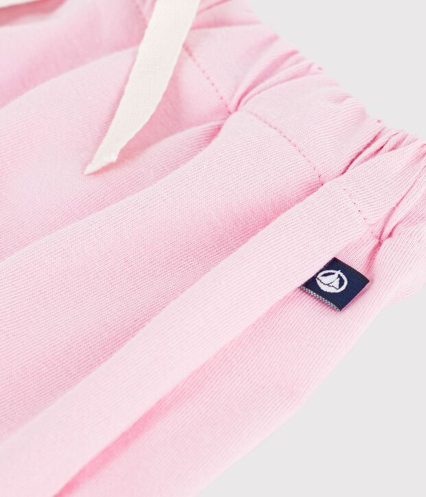 Shorts in cotone tinta unita bambina MARQUISE