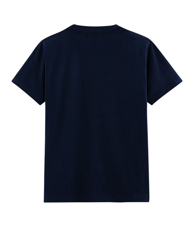 T-shirt unisex fantasia cartolina postale blu