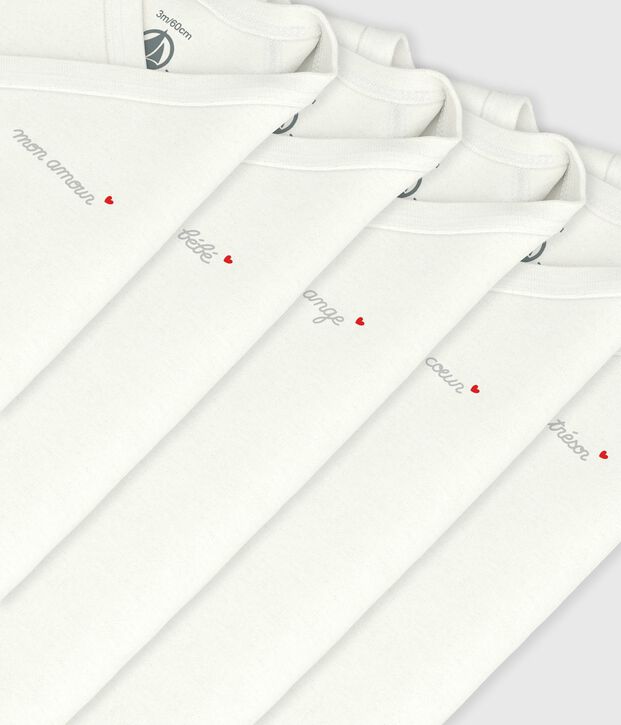 Set di body incrociati a maniche lunghe in cotone a tinta unita neonato multicolore