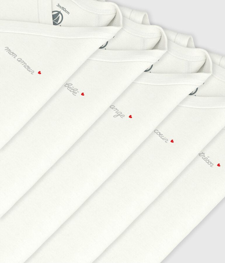 Set di body incrociati a maniche lunghe in cotone a tinta unita neonato multicolore