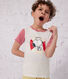 Pigiama corto Petit Bateau X Snoopy bambino unisex in cotone