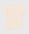 T-shirt a maniche corte in jersey bambina ecru AVALANCHE