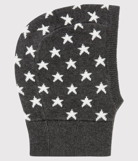 Passamontagna bebè unisex nero CITY/bianco MARSHMALLOW